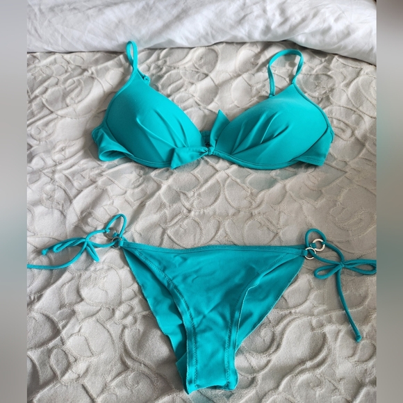 Bodyglove Turquoise Two Piece Bikini - Picture 1 of 4